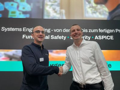 Carlos Gonzales Mancebo, Toradex und Jörg Klenke, BURGER ENGINEERING